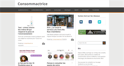 Desktop Screenshot of consommactrice.com