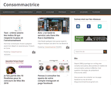 Tablet Screenshot of consommactrice.com